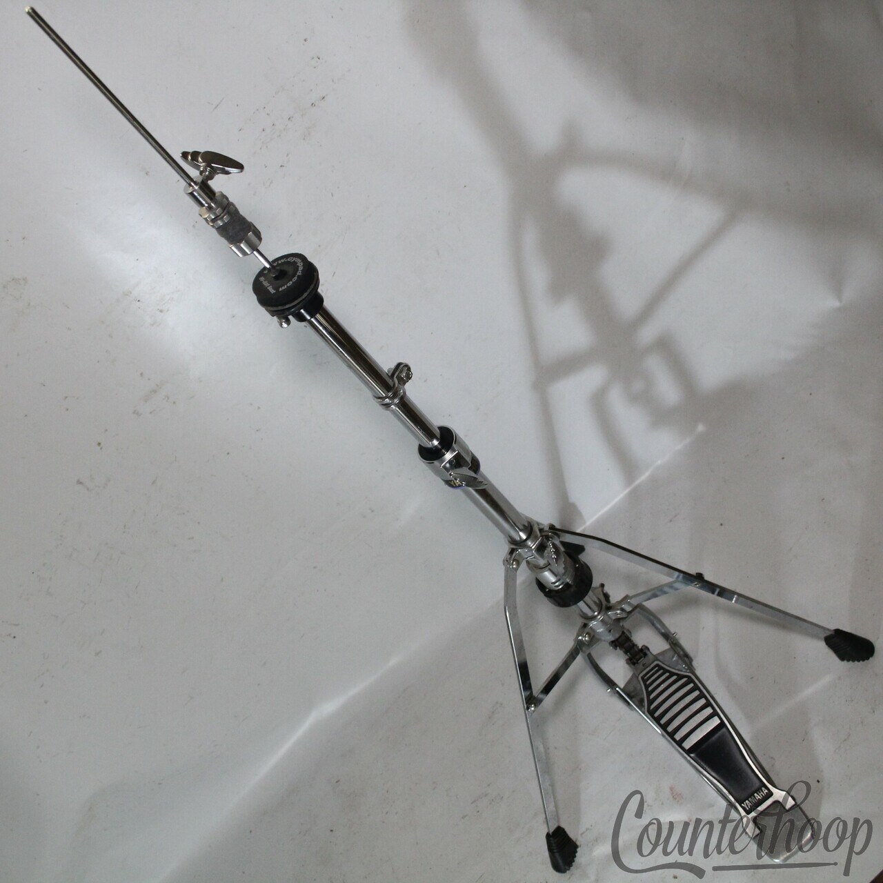 Yamaha Hi-Hat Cymbal Stand Chrome Single-Brace Tripod Foot Pedal +Clutch Cympad — main photograph