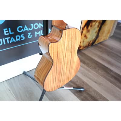 Kala KA-SCAC-T-CE Solid Cedar Top Tenor Cutaway Acoustic-Electric Ukulele w/ Fishman Kula EQ image 8