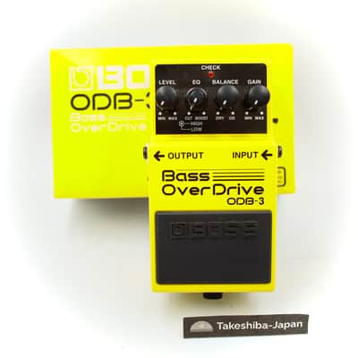 Boss ODB-3 Bass Over Drive With Original Box Guitar Effect Pedal CL34873 image 1