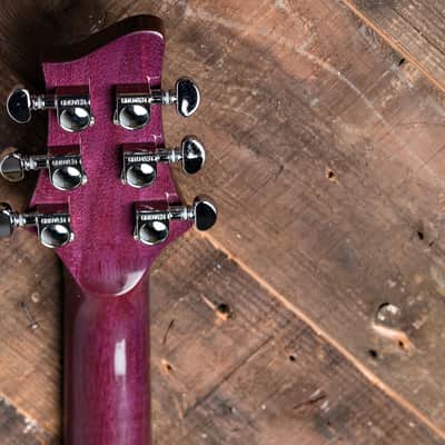 Wolf 200Q (Quilted Maple Top) Purple Electric Guitar image 15