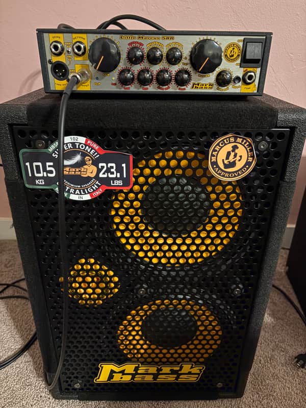 Markbass Little Marcus 58R 500 + 8ohm 102 Pure 58r image 1