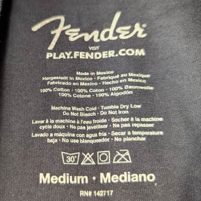 Fender Taking Over Me T-Shirt Med - Black image 2