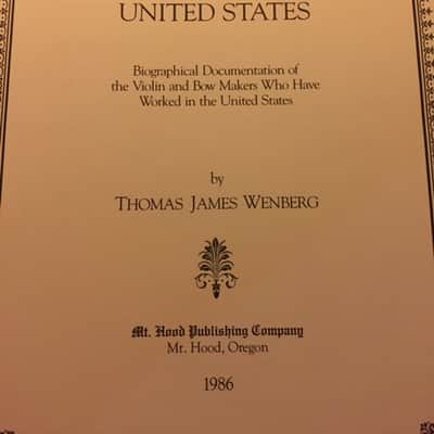 Violin Makers of the United States by James Wenberg image 3