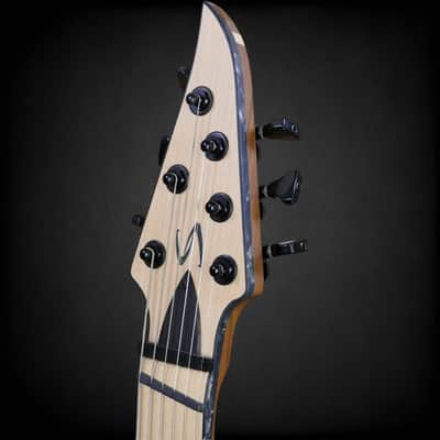 Skervesen Mirage 6FF Custom Multi-Scale - ATLAS pickups - Black Limba HH w/Bag image 8