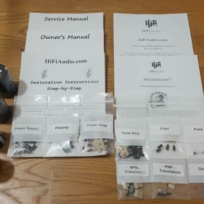Kenwood model 600 restoration kit filter capacitor repair rebuild fix image 1