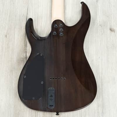 Legator N6SS Ninja 6 Super Shred Guitar, Ebony Fretboard, High Gloss Black Burl image 4