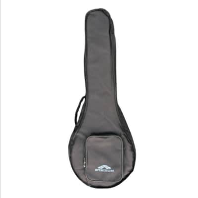 Danville BJ-006 6-String Guitar Banjo – Resonator Banjitar w/ Geared Tuners and Stadium RD-13 Bag image 3