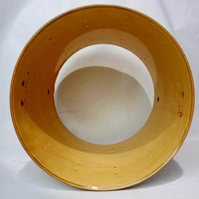 Pearl Marching Percussion 12x14"Snare Drum Shell Made In Japan Piano White 80s image 8