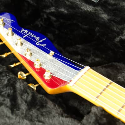 Fender Limited Edition Buck Owens Telecaster®, Maple Fingerboard, Red, Silver and Blue Sparkle image 4
