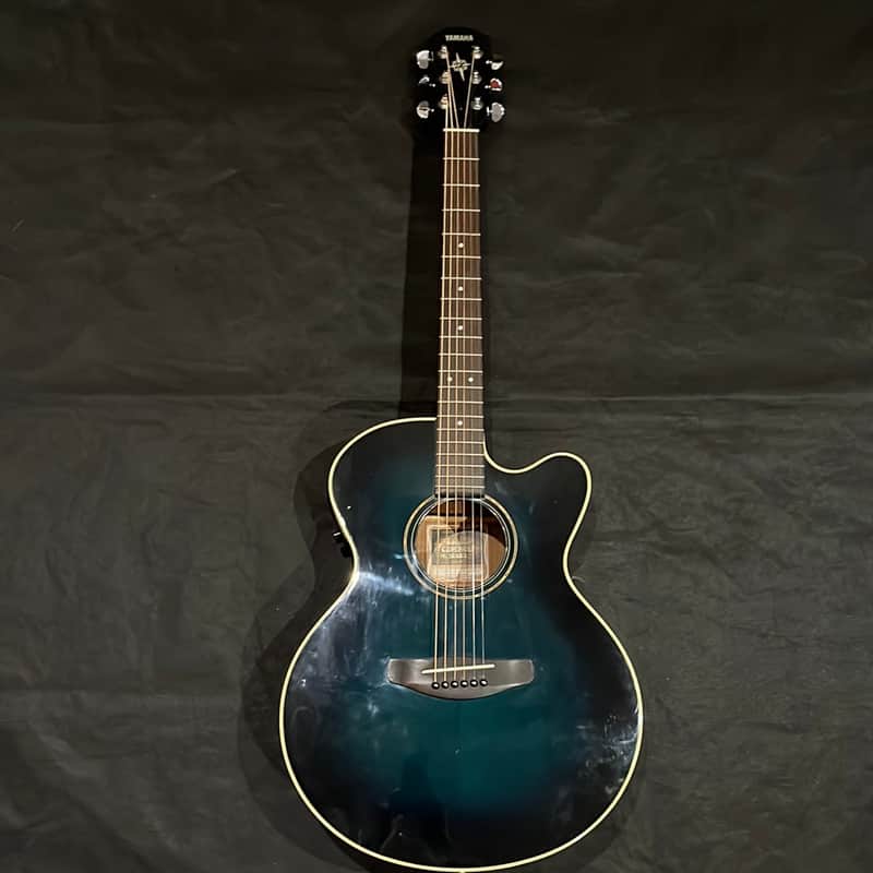Yamaha CPX5 TBB - Transparent Blue Burst | Reverb UK