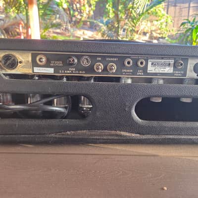 Fender Showman "Drip Edge" 2-Channel 85-Watt Silverface Guitar Amp Head with Master Volume image 4