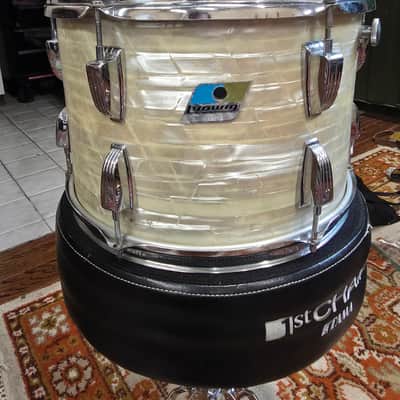 Ludwig Rack Tom 13x9 Players 1970s - White Marine Pearl image 2