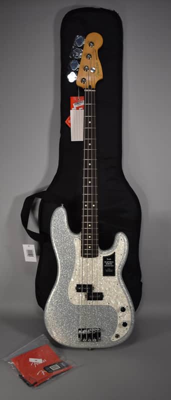 2026 Fender 75th Anniversary Player II Precision Bass Diamond Dust Sparkle w/Gig Bag image 1