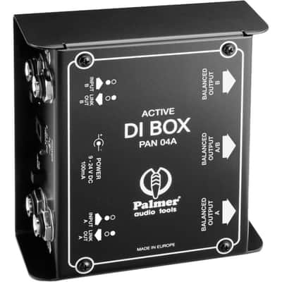 Palmer PAN 04 A DI-Box 2-Kanal Aktiv image 2