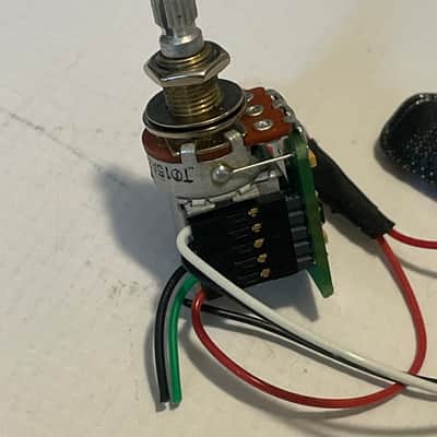 2000's EMG Electric Guitar Afterburner Active Boost Preamp Quick Connect Push/Pull Pot & Knob image 3