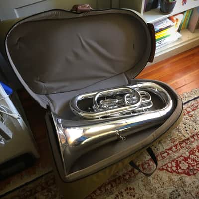 Besson Sovereign BE-981 Compensating EEb Tuba w/hard & soft cases image 25