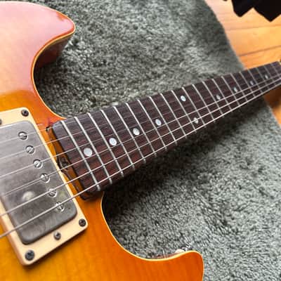 1980s Strings & Things Left Handed Double Cut Electric Guitar Crazy Rare w/ HSC image 4