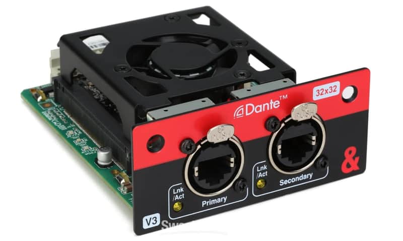 Allen & Heath 64 x 64 Channel SQ Dante Module image 1