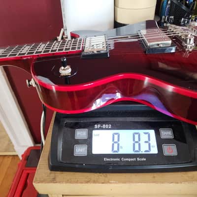 Epiphone Les Paul Custom Widow w/RoadRunner hsc - red burst image 12