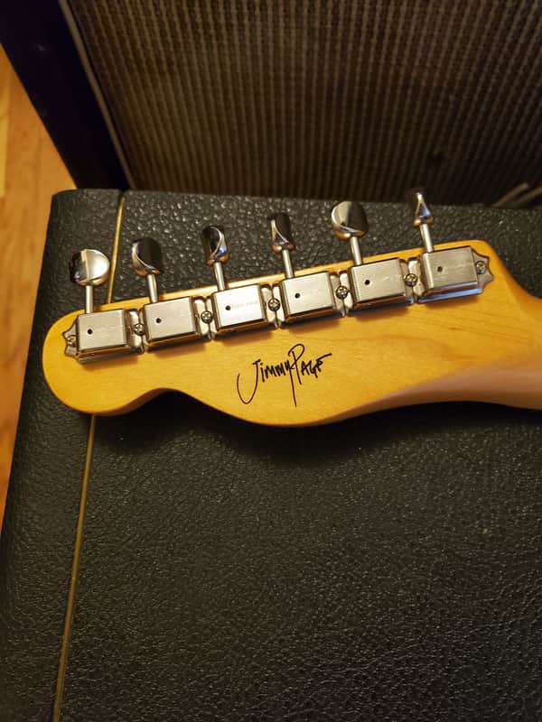 Fender Jimmy Page Mirror Telecaster Neck with Tuners image 1