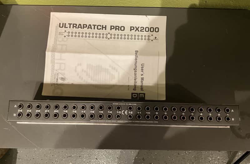 Behringer Ultrapatch Pro PX2000 | Reverb