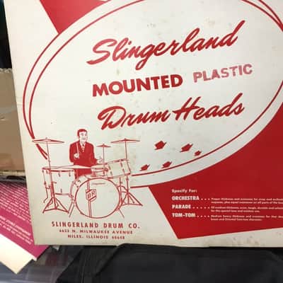 Slingerland 12 tom batter 1962 White image 1
