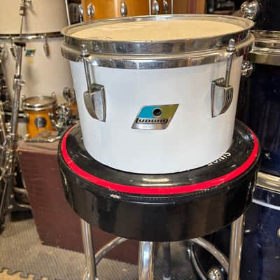 Ludwig 1970’s White Cortex 10-12-13-14-15-16 Concert Tom’s image 4