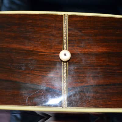 Santa Cruz 1990 D-28H 100 Yr. old Brazilian Rosewood German Spruce Master Grade Herringbone Binding image 10