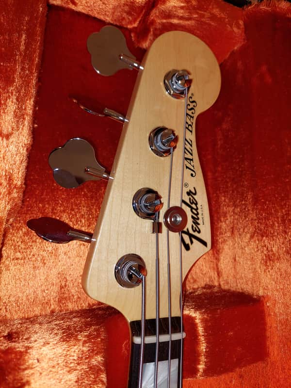 Fender American Vintage Hot Rod '70s Jazz Bass 2014 - Candy Apple Red image 1