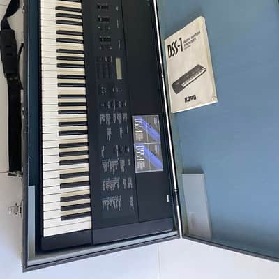 Korg DSS-1 61-Key Digital Sampling Synthesizer 1980s - Black image 3