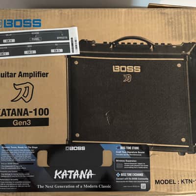 Boss Katana-100 Gen 3 100-Watt 1x12" Digital Modeling Guitar Combo 2024 - Present - Black image 7