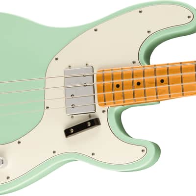 Fender Vintera II '70s Telecaster Bass Maple FB Surf Green with Bag image 4