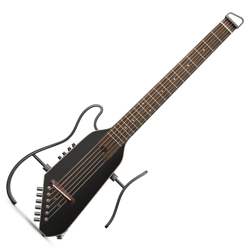 SPECIAL OFFER!! Donner HUSH-1PROBLK Guitar ~ Black image 1