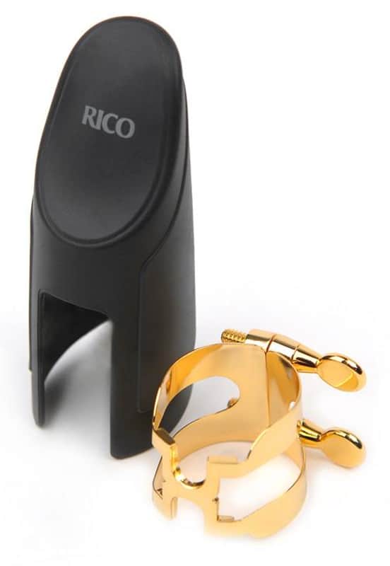H-Ligature & Cap, Alto Saxophone, Gold-plated Bild 1