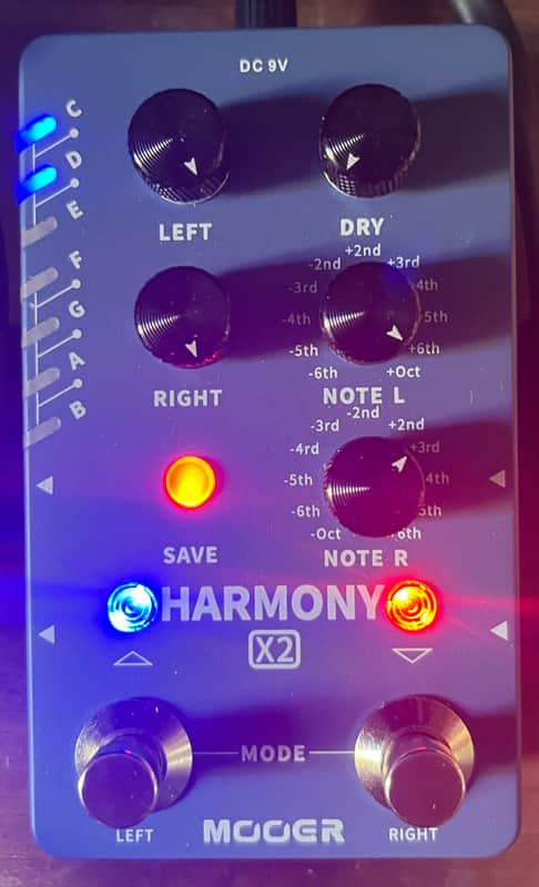 Mooer Harmony X2 2024 - blue image 1
