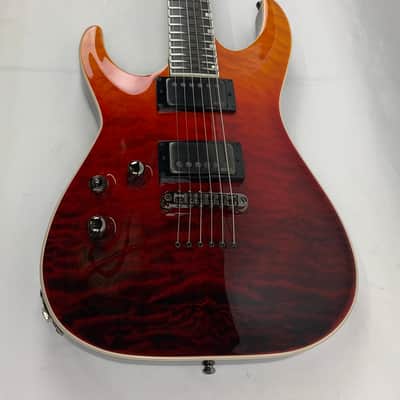 ESP E-II Horizon NT-II LH Tiger Eye Amber Fade Left-Handed Electric Guitar + Hard Case NT2 NT 2 image 8