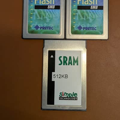 PCMCIA Flash RAM Pretec Flash 8MB Alesis QS 6, QS 6.1, QS7, QS 8, etc.