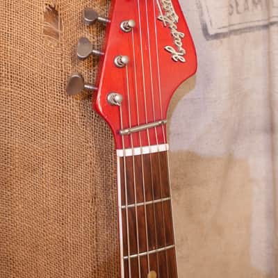 Hagstrom Viking 1960's Cherry Red image 4