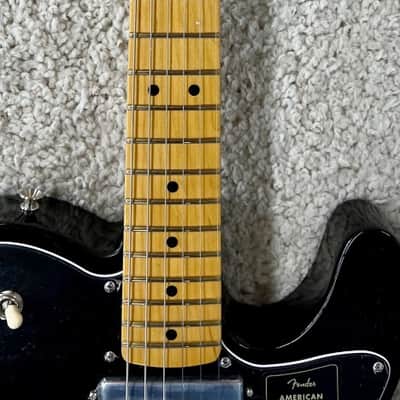 Mint Fender American Vintage II 1975 Telecaster Deluxe, Maple Neck, Black w/Case image 5
