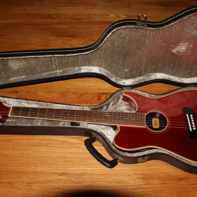Fender Santa Rosa 1989 Red Electric/Acoustic image 12