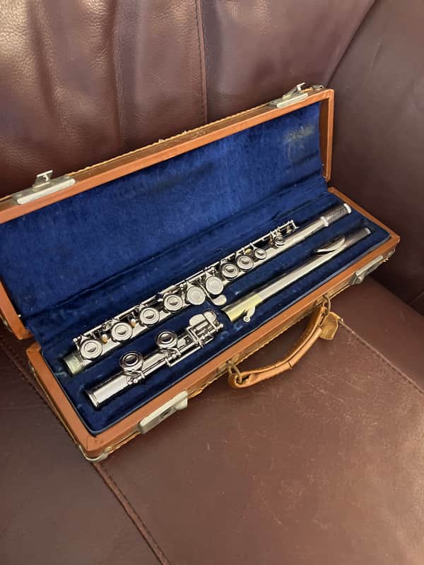 Olds Ambassador A-75 Flute (silver plated) SN 174032 (new head cork) image 1