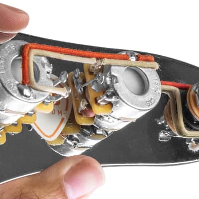 920D JB-CON-CH/BK Wiring Harness Concentric Control Plate for J-Style Bass image 4