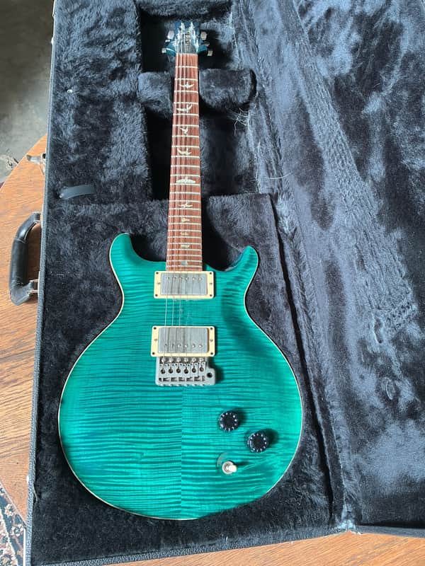 PRS Santana III Ten Top 2002 - Teal image 1