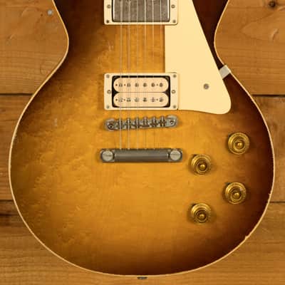 Gibson Custom Murphy Lab 1959 Les Paul Standard Birdseye | Peach Tea Burst - Light Aged image 11