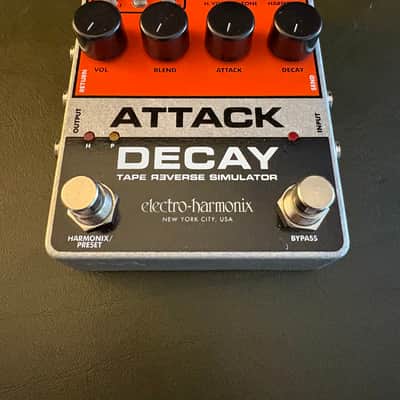 Electro-Harmonix Attack Decay Reverse Tape Simulator 2019 - Present - Orange / Black image 2
