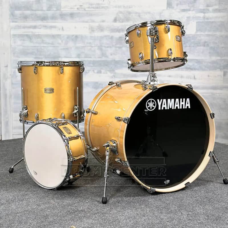 Yamaha Stage Custom Birch 4pc Drum Set 22/13/16/14 Natural Wood image 1