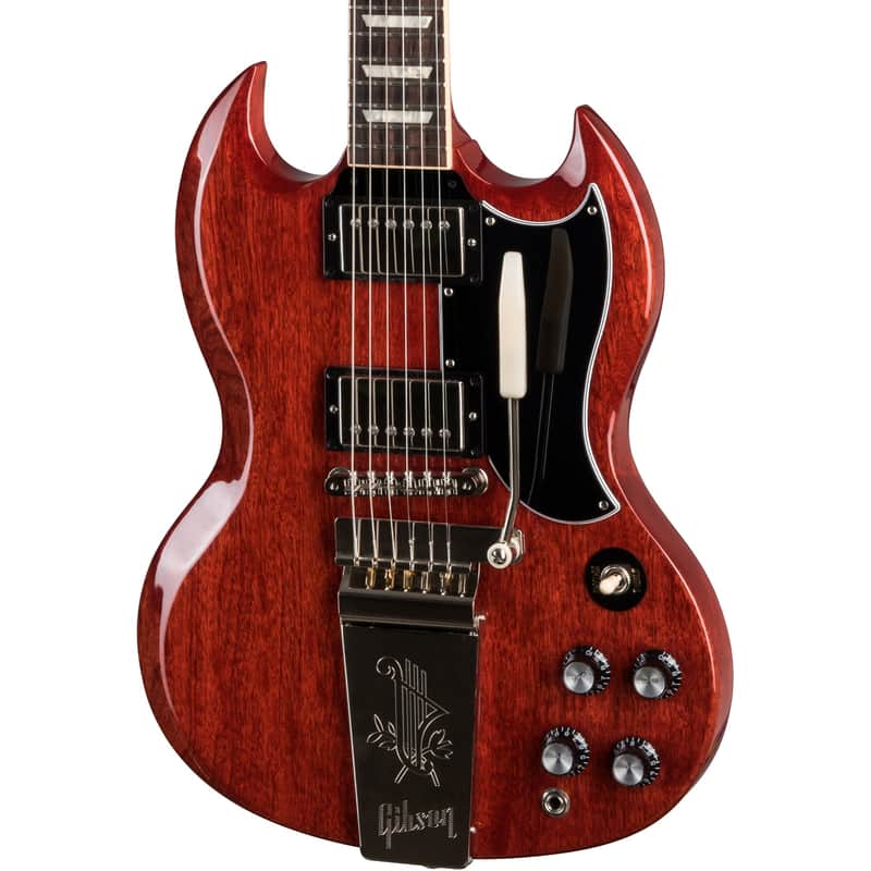 Gibson SG Standard ‘61 Maestro Vibrola Electric Guitar - Vintage Cherry image 1
