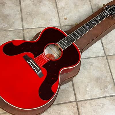 2025 Gibson Custom Everly Brothers J-180 Acoustic Guitar Cherry Red image 2