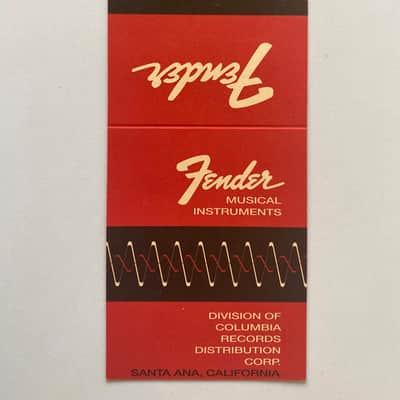 Original 1965-1970 Fender Hang Tag 10/10 Condition Case Candy RARE NOS Strat Tele or Amp image 2