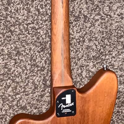 2021 Fender American Acoustasonic Series Jazzmaster electric acoustic guitar made in the usa sunburst image 6
